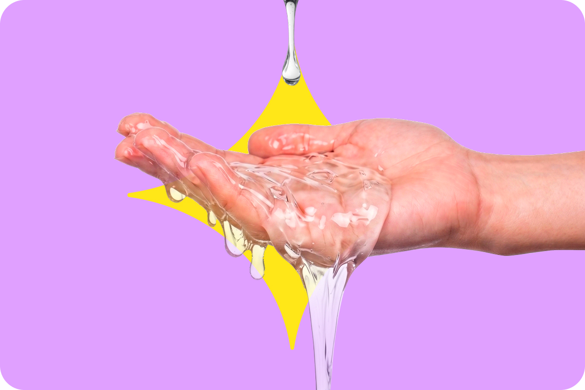 Tre tipi di lubrificante a confronto: base acqua, silicone e ibrido con texture diverse